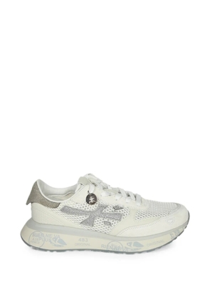 Premiata Lauryn glitter-effect mesh sneakers - Neutrals