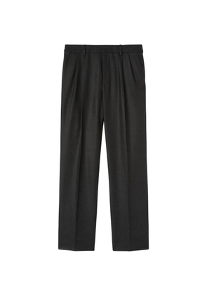 RETORI pleated flannel trousers - Grey