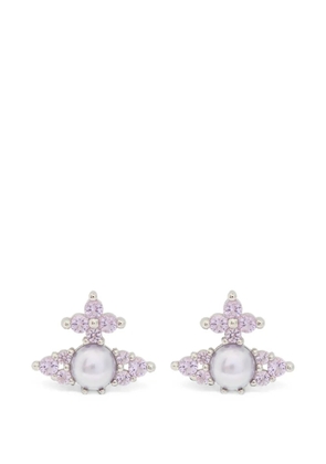 Vivienne Westwood Feodora Orb crystal-embellished earrings - Silver