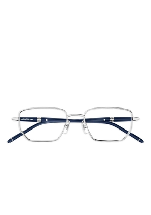 Montblanc rectangle-frame glasses - Silver