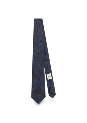 ETRO silk jacquard tie with Paisley motif - Black
