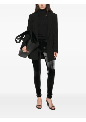 Patrizia Pepe coated leggings - Black