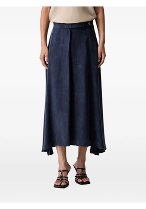 VICOLO A-line midi skirt - Blue