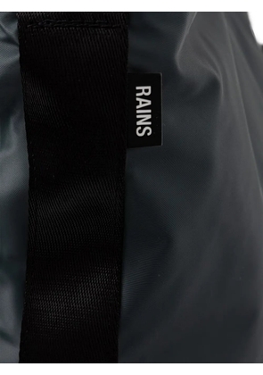Rains logo-patch shoulder bag - Grey
