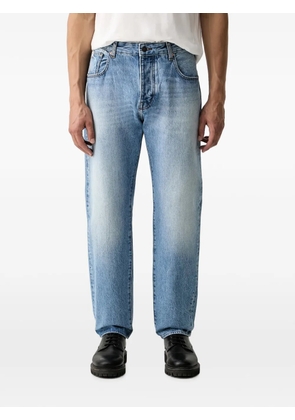 Armani Exchange faded straight-leg jeans - Blue