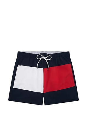Tommy Hilfiger colour-block drawstring swim shorts - Blue