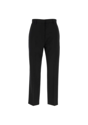 Lanvin straight-leg wool trousers - Black