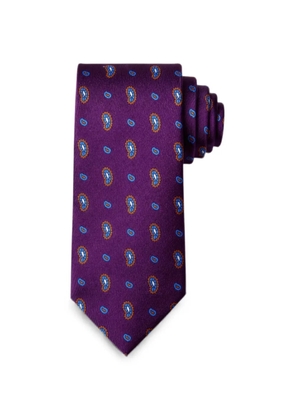 Bona Furtuna paisley-print tie - Purple