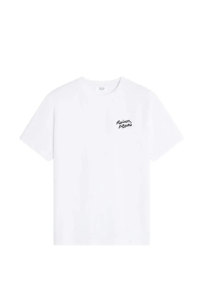 Maison Kitsuné logo-print T-shirt - White