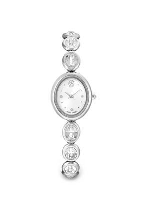 Swarovski Imber oval-shape 25mm watch - White