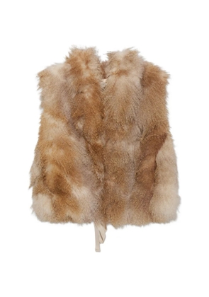 Forte Forte faux-fur gilet - Brown