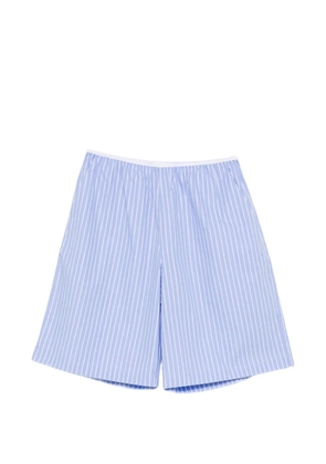 The Frankie Shop striped elasticated-waistband shorts - Blue