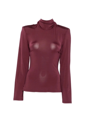 ROTATE BIRGER CHRISTENSEN long-sleeve scarf top - Red