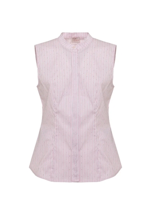 EMME striped crystal-embellished shirt - Pink