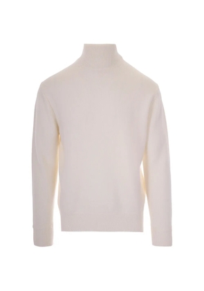 Paolo Pecora high-neck ribbed-trim sweater - Neutrals