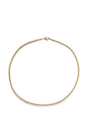 Azlee woven chain necklace - Gold