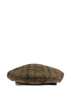 DSQUARED2 plaid-patterned wool beret - Green