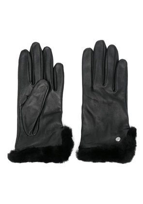 UGG leather vent gloves - Black