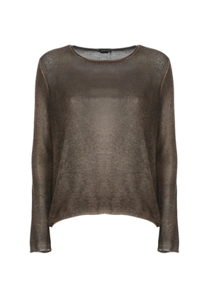 Avant Toi fine-knit cashmere sweater - Brown
