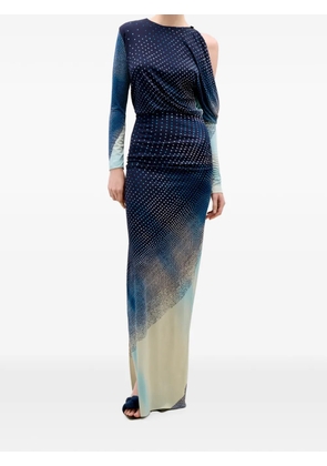 Silvia Tcherassi Zaid asymmetric dress - Blue