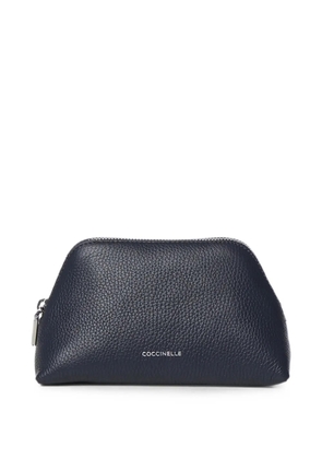 Coccinelle grainy leather clutch bags - Blue