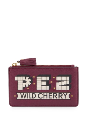 Anya Hindmarch Pez calf leather card case - Purple