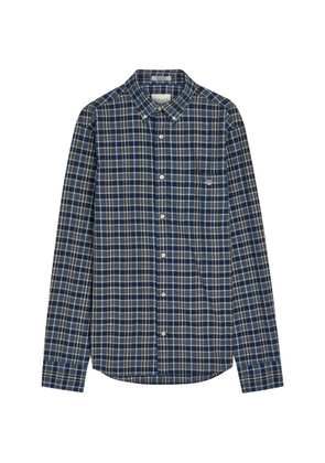 Gant check-pattern button-down shirt - Blue