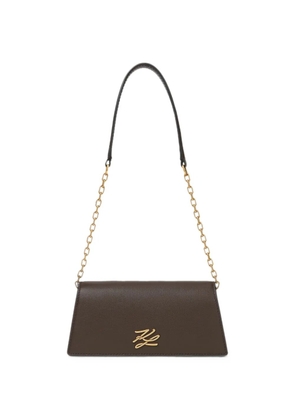 Karl Lagerfeld mini K/Autograph flap shoulder bag - Brown