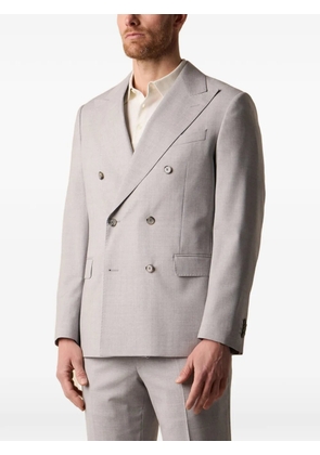 Brooks Brothers double-breasted virgin wool suit - Grey