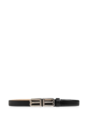 Balenciaga Bolero BB leather belt - Black