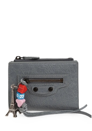 Balenciaga Le City bifold leather wallet - Grey