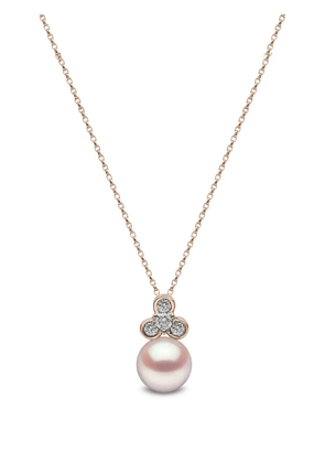 Yoko London Freshwater pearl and diamond necklace - Pink