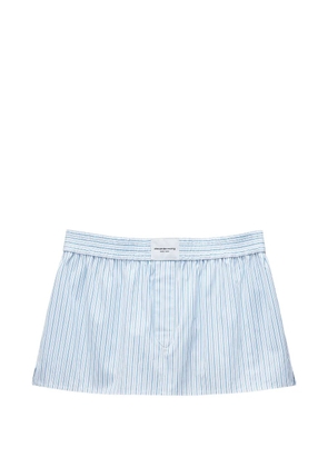 Alexander Wang striped Boxer skort - White