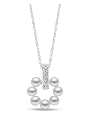 Yoko London Eclipse Akoya pearl and diamond necklace - Silver