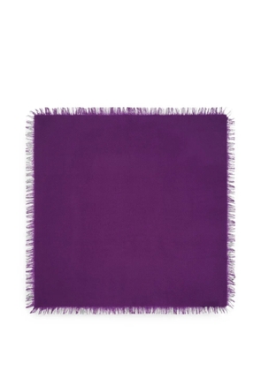 BOMPARD fringed cashmere scarf - Purple