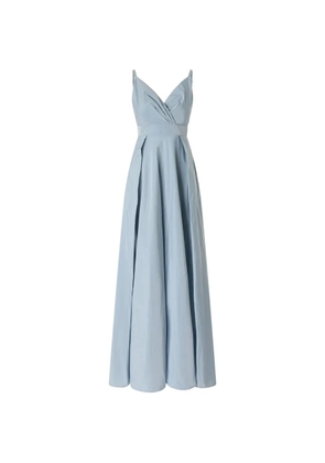 PINKO wrap-style side-slit maxi dress - Blue