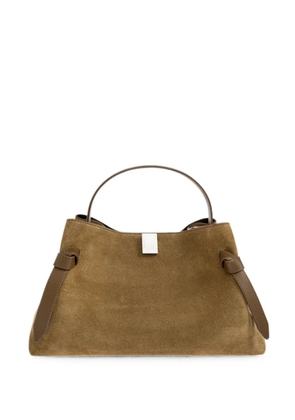 Yuzefi Gyoza suede tote bag - Brown