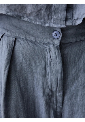 VICOLO pleated-detailing wide-leg trousers - Blue
