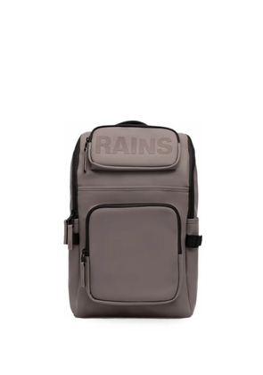Rains Texel Cargo logo-print backpack - Neutrals