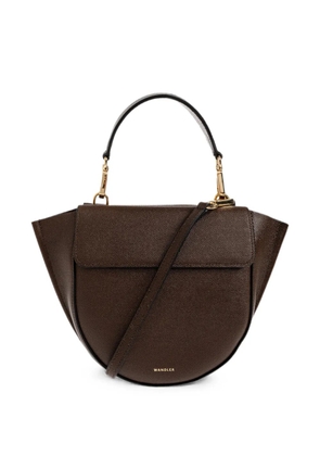 Wandler mini Hortensia leather tote bag - Brown