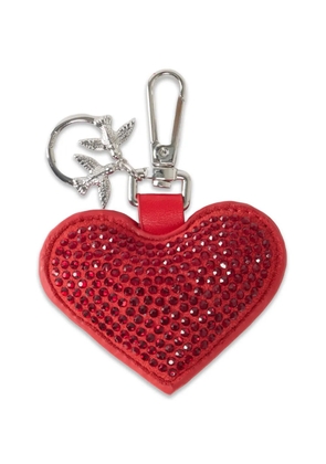 PINKO crystal-embellished Love Birds keyring - Red