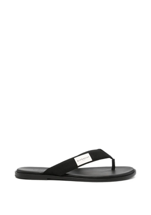 Givenchy logo-patch sandals - Black