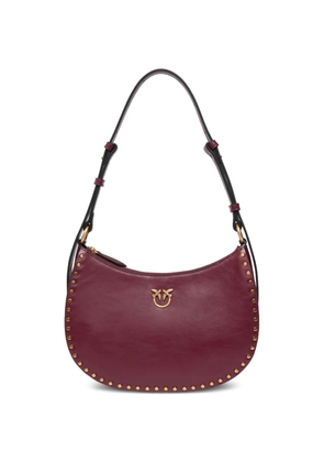 PINKO Love Birds stud-embellished shoulder bag - Red