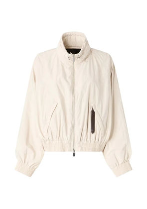 PINKO oversized blouson jacket with drawstring - Neutrals