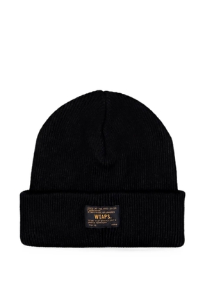 WTAPS FGZ ribbed beanie hat - Black