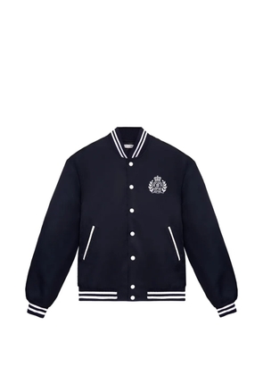 Sporty & Rich cres-detail bomber jacket - Blue
