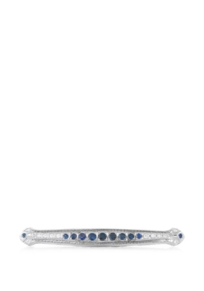LB Exclusive sapphire and diamond brooch - Silver
