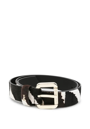Patrizia Pepe zebra-print belt - White
