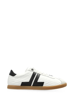 Lanvin Glen quilted calf leather sneakers - White