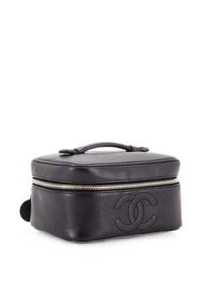 CHANEL Pre-Owned Timeless Cosmetic Case Caviar Medium pouch - Black